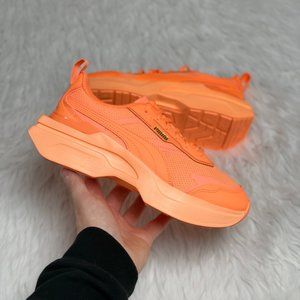 Puma Women's Sneakers in Vibrant Orange